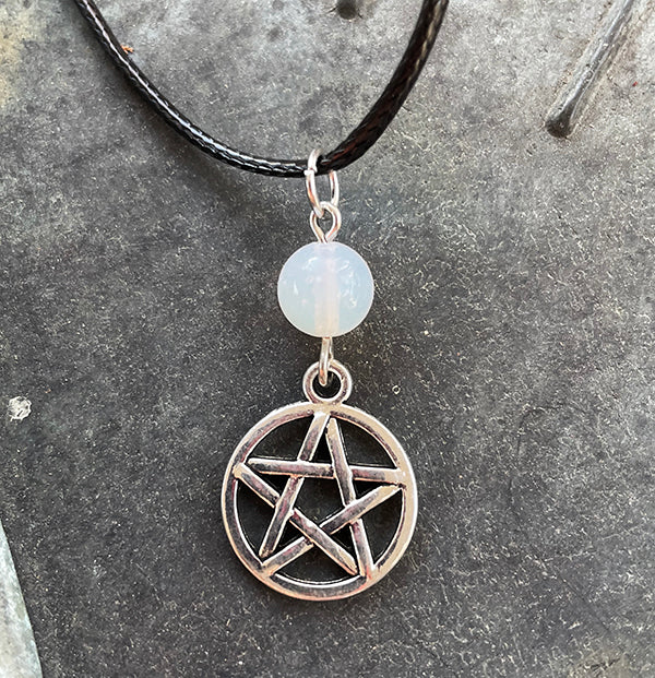 Opalite Pentacle Necklace