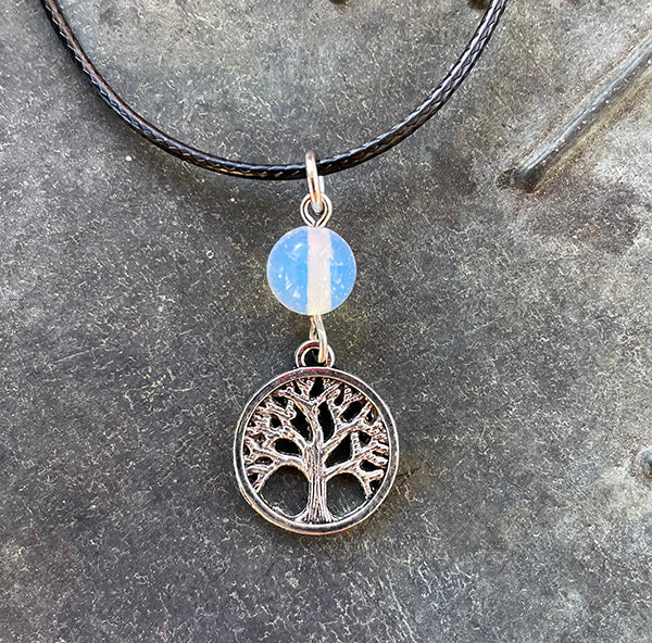 Opalite Tree of Life Necklace