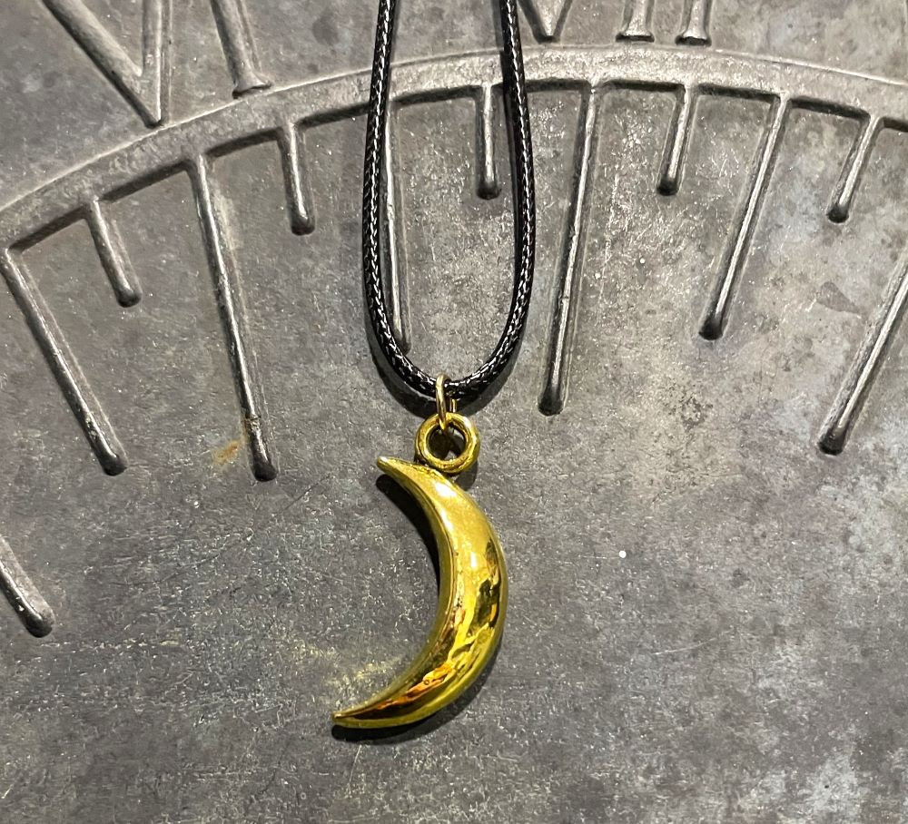 Gold Moon Necklace
