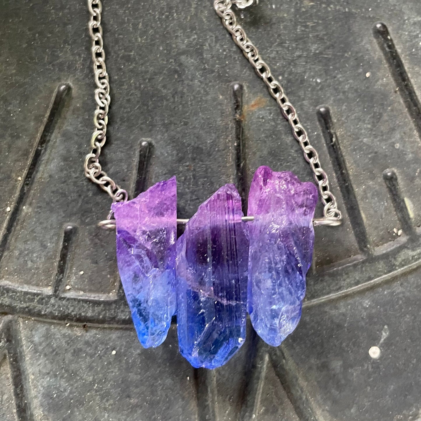 Aura Quartz Necklace