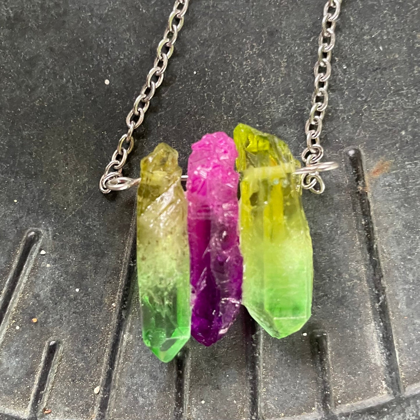 Aura Quartz Necklace