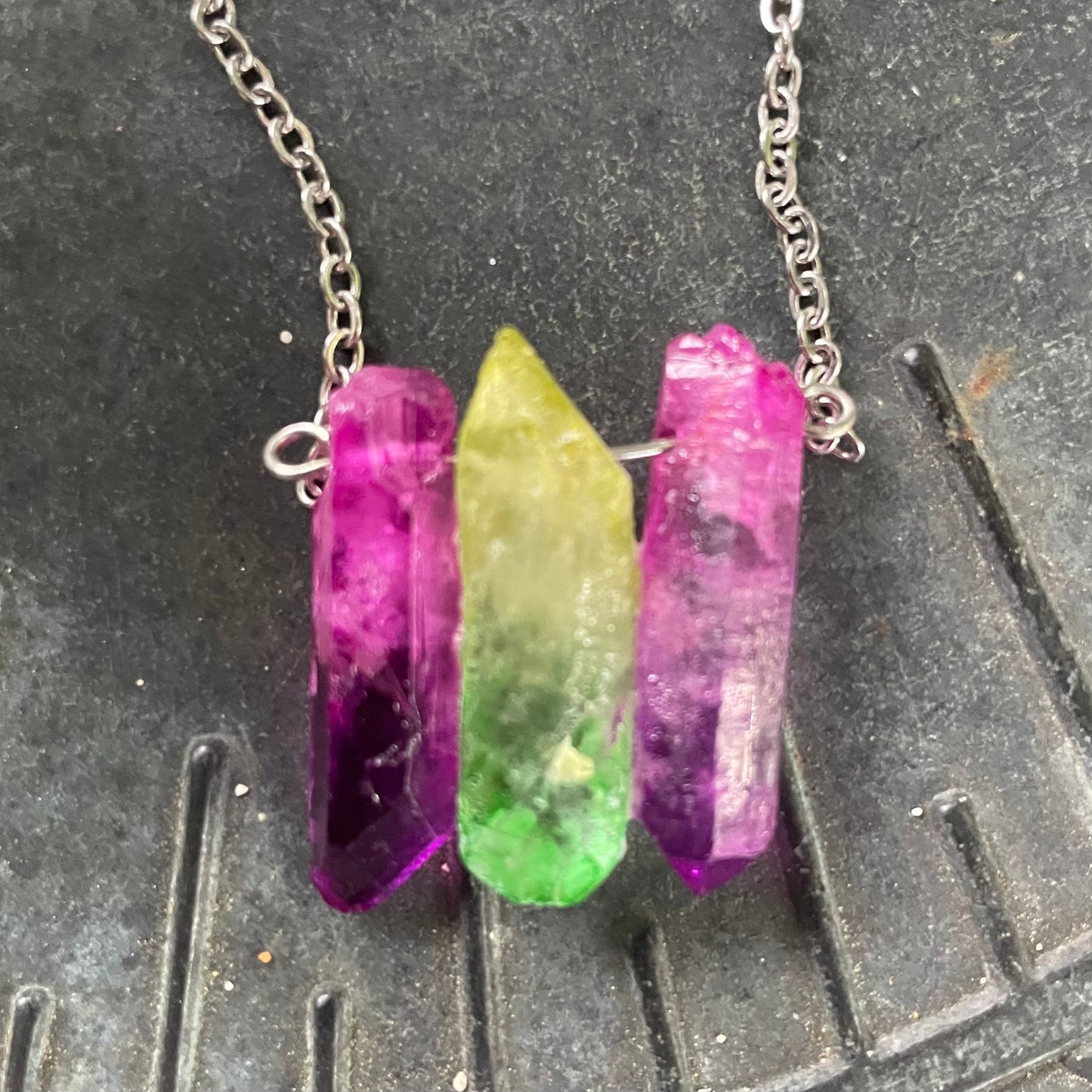 Aura Quartz Necklace