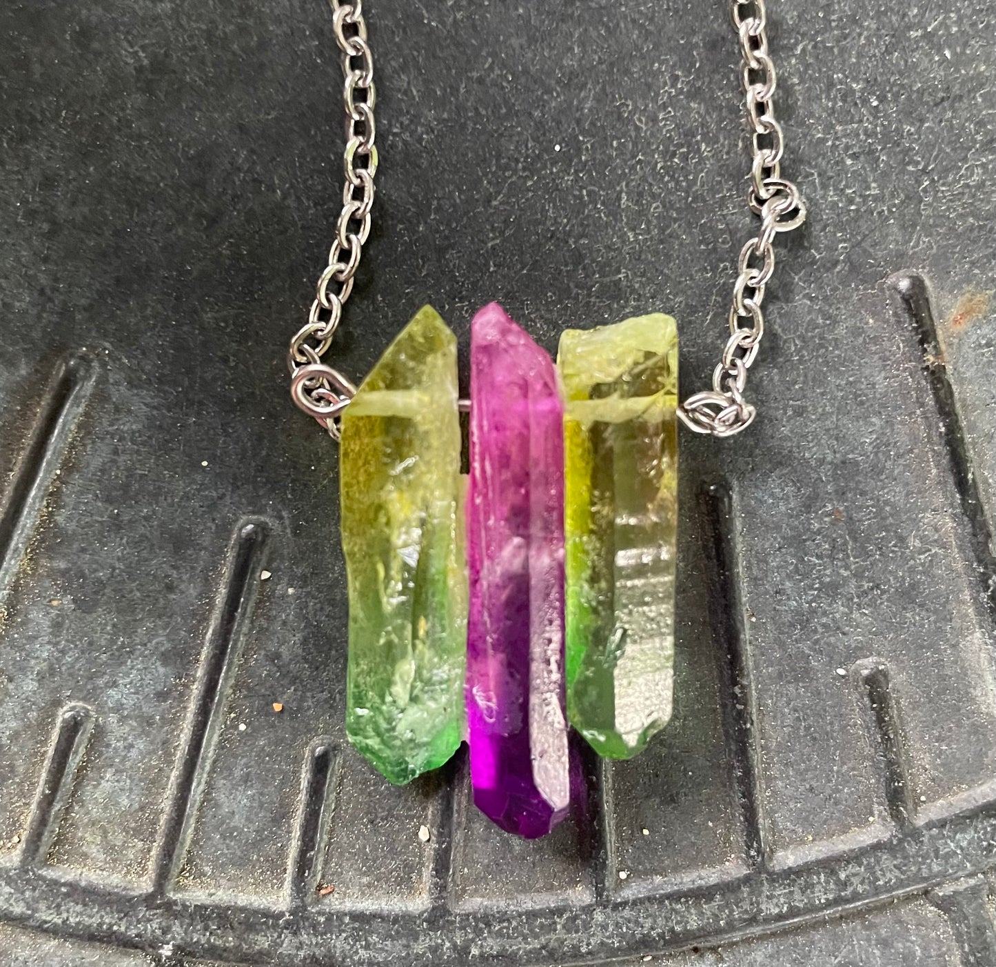 Aura Quartz Necklace