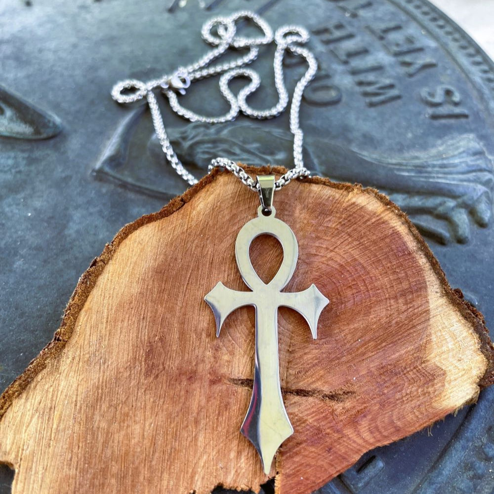 Stainless Steel Ankh Necklace
