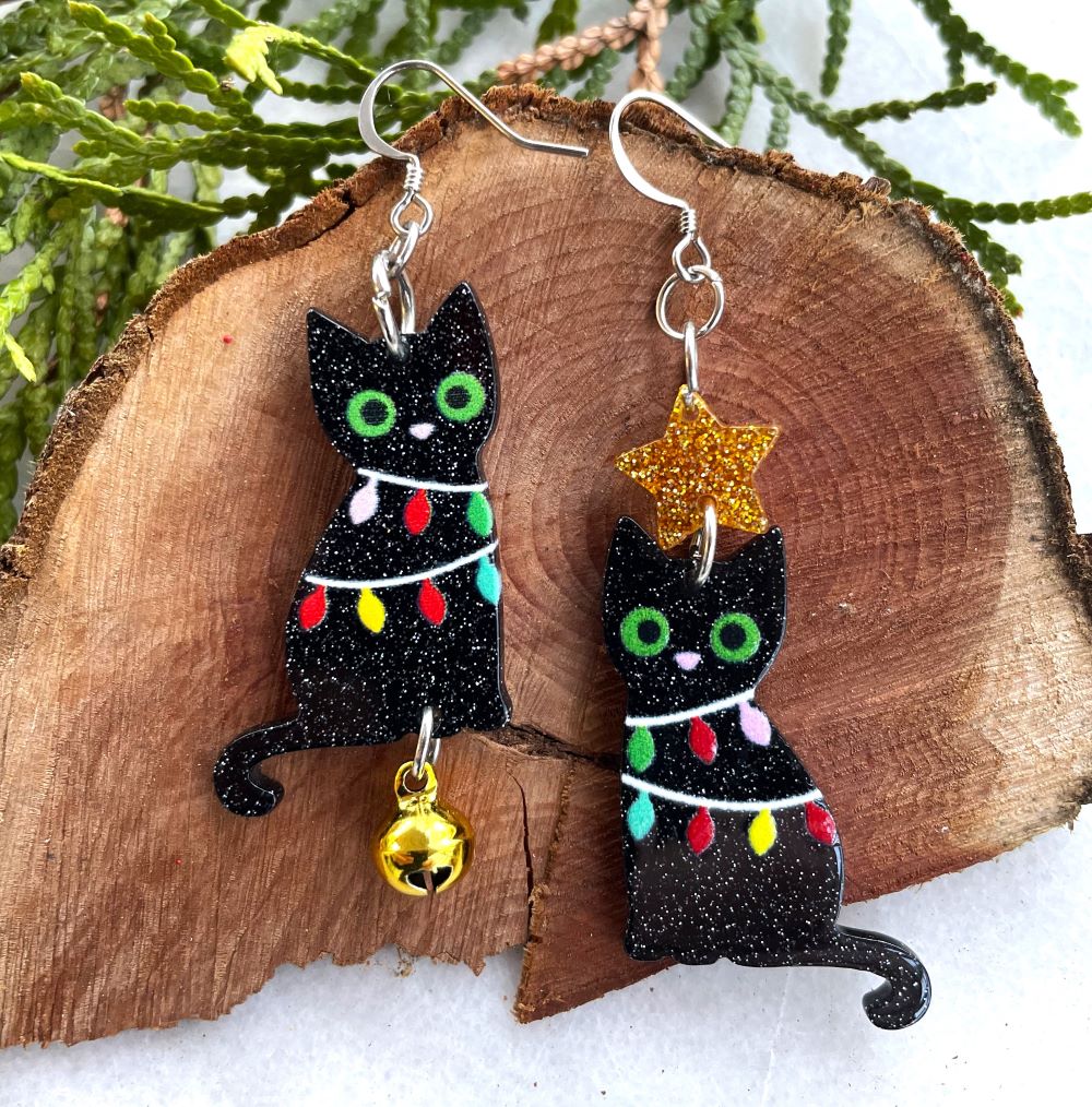Jingle Cats Earrings - Limited Stock