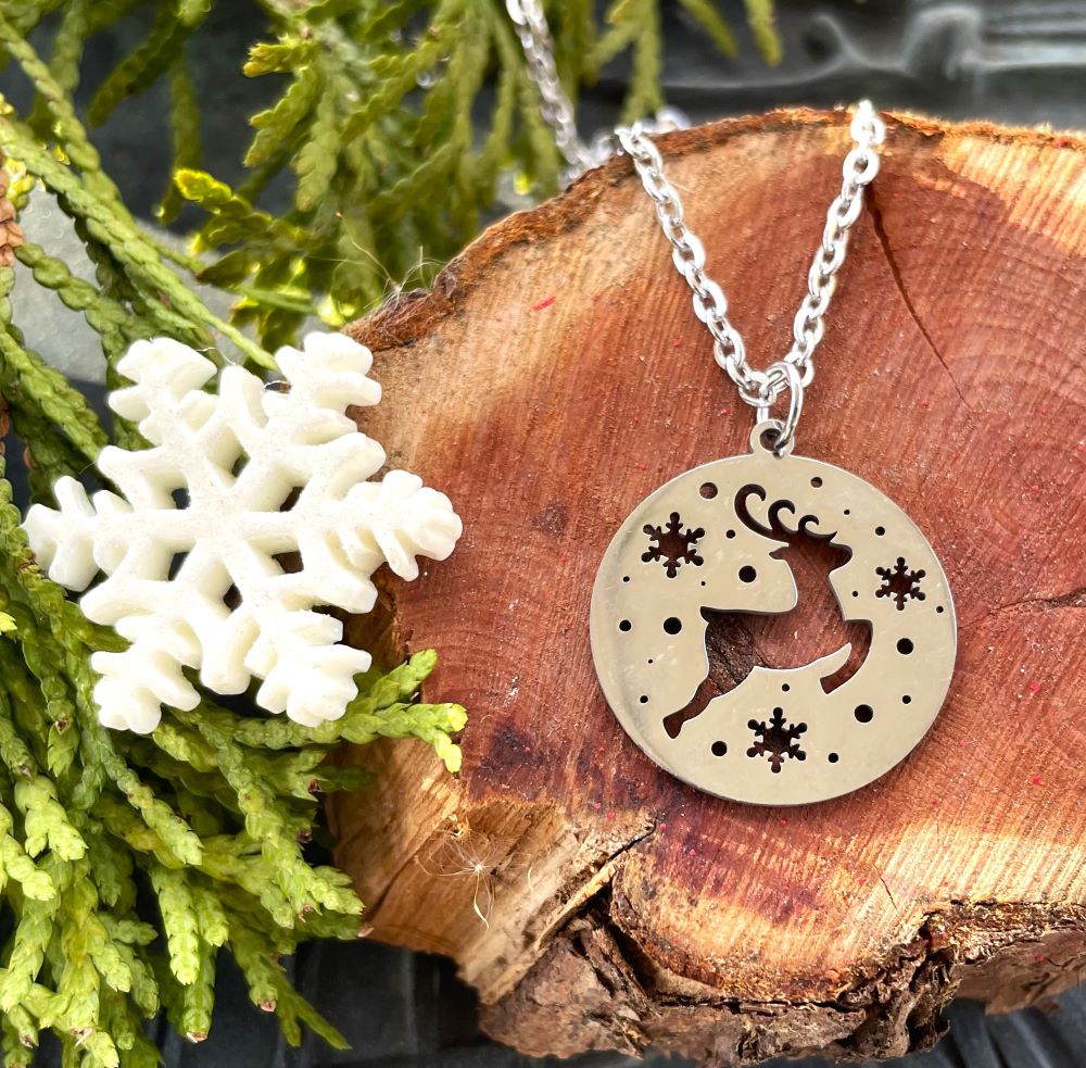 Reindeer Flight Necklace