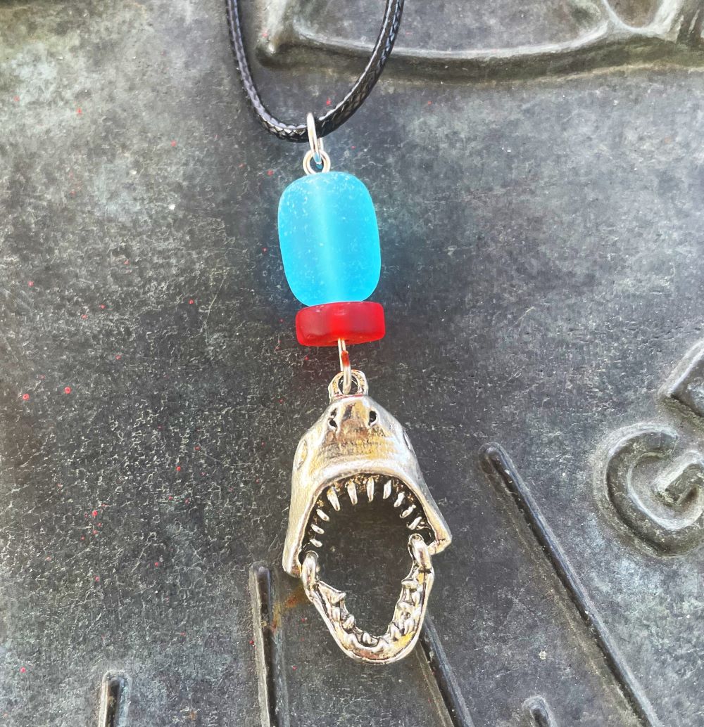 Sea Glass JAWS Necklace