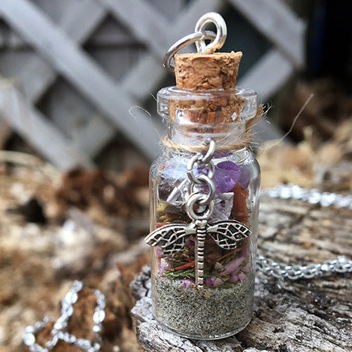 Sassenach Spell Bottle Necklace