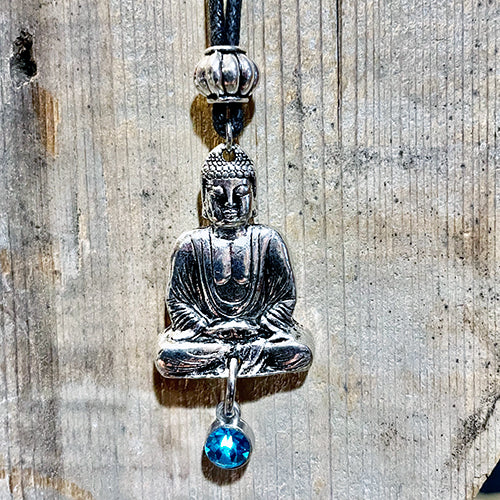 Buddha with Crystal Necklace
