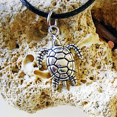 Silver Turtle Necklace