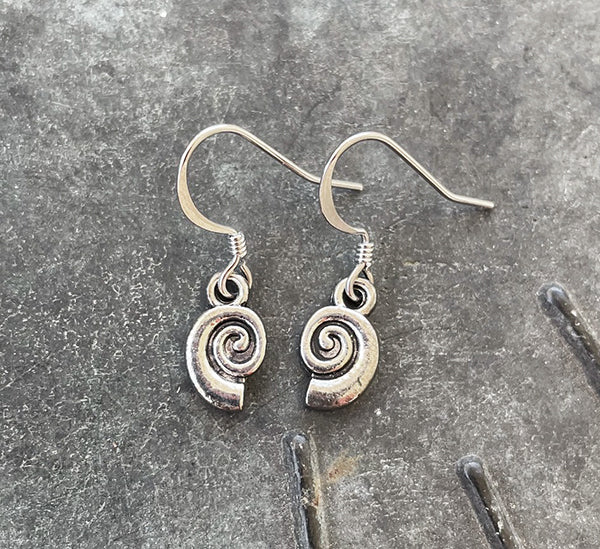 Petite Sacred Spiral Earrings