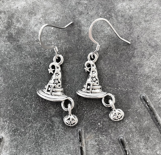 Witch Hat Earrings