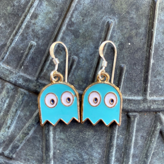 Blue Ghost Earrings