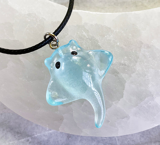 Blue Stingray Necklace