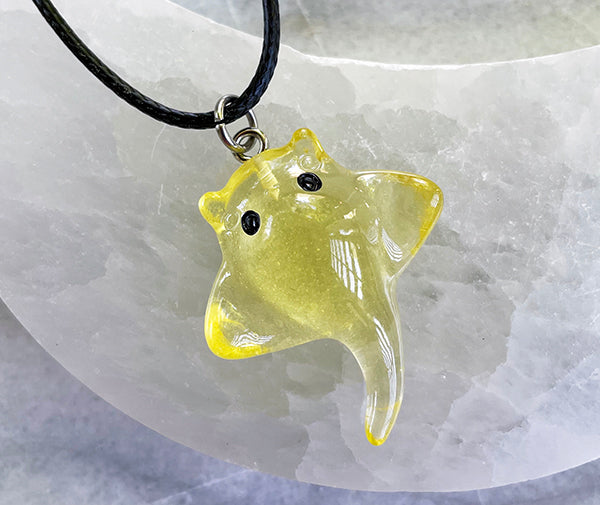 Yellow Stingray Necklace