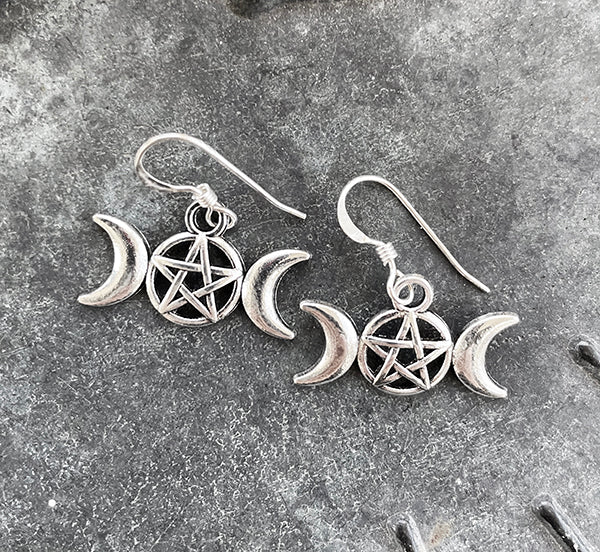 Triple Goddess Earrings