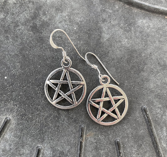 Pentacle Earrings