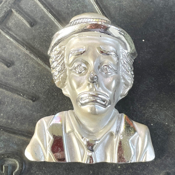Vintage Silver-tone Emmett Kelly "Sad Clown" (Weary Willie) Brooch