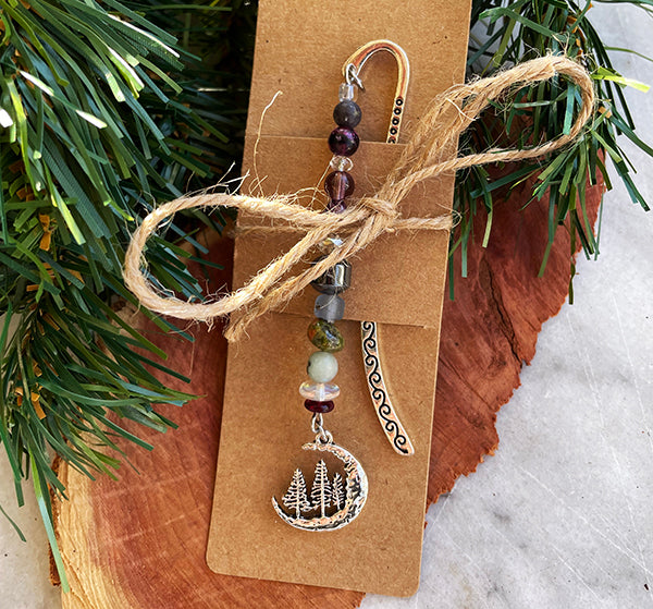 Northern Lights Forest Bookmark