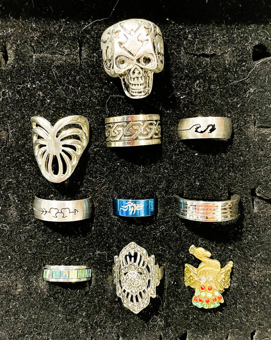 Ring Lot 102 - Set of 10 Rings