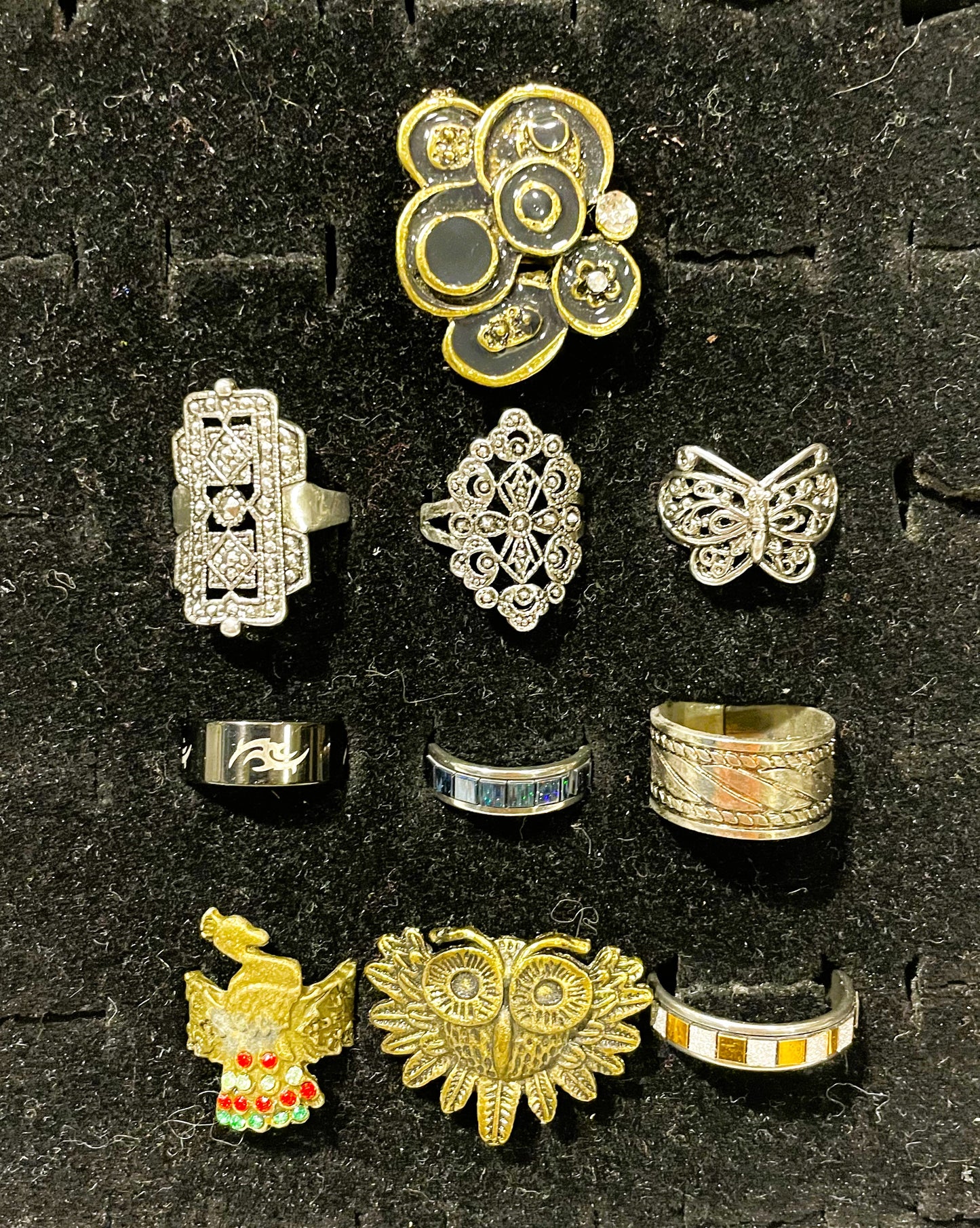 Ring Lot 103 - Set of 10 Rings