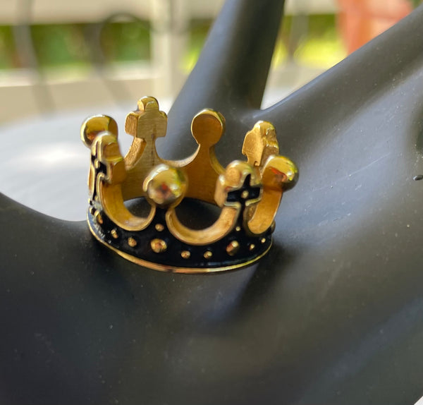 King Crown Stainless Steel Ring
