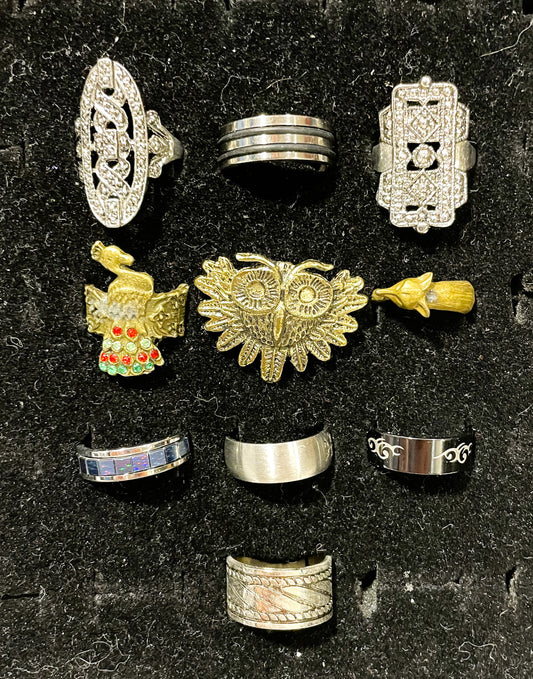 Ring Lot 105 - Set of 10 Rings