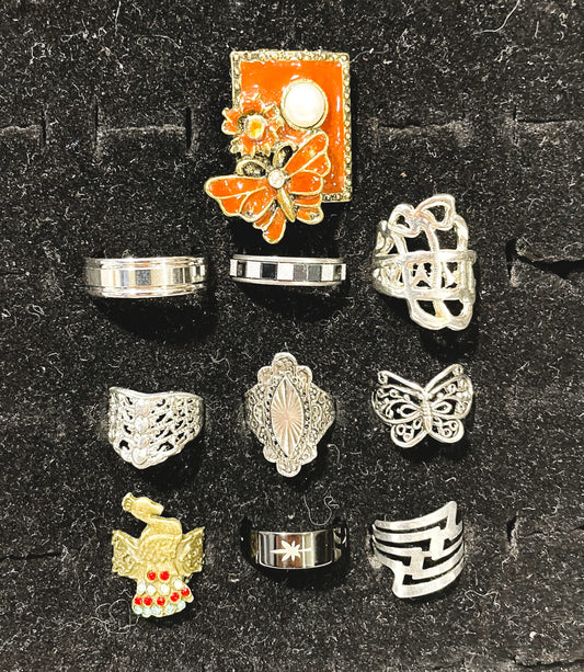 Ring Lot 107 - Set of 10 Rings