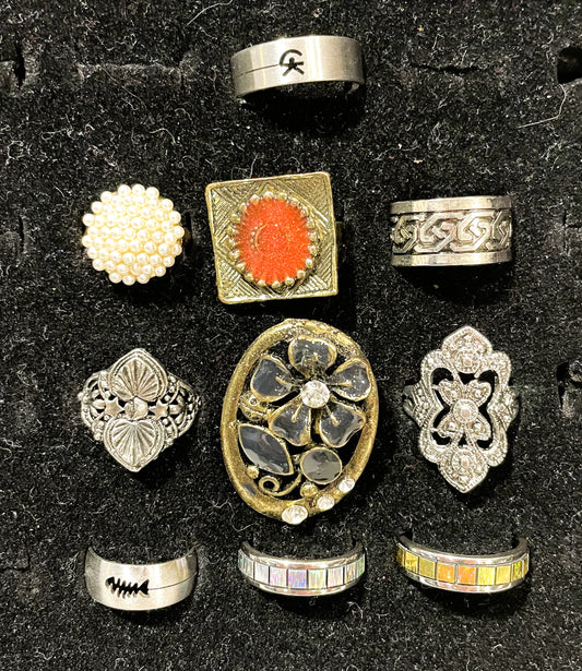 Ring Lot 111 - Set of 10 Rings