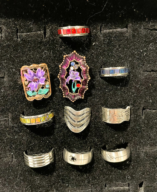 Ring Lot 122 - Set of 10 Rings