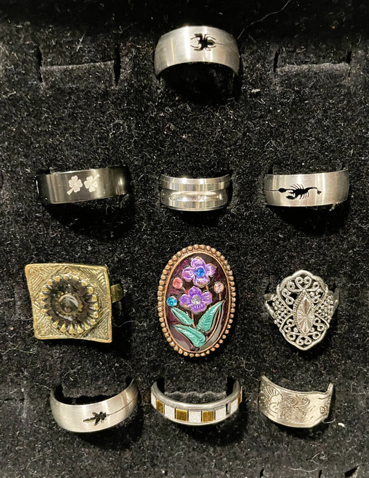 Ring Lot 125 - Set of 10 Rings