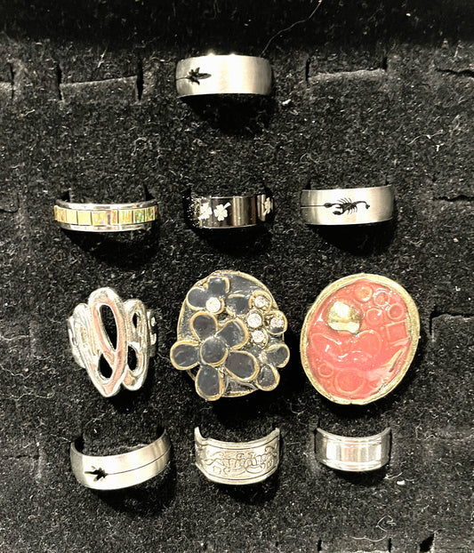 Ring Lot 126 - Set of 10 Rings