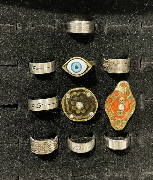 Ring Lot 129 - Set of 10 Rings