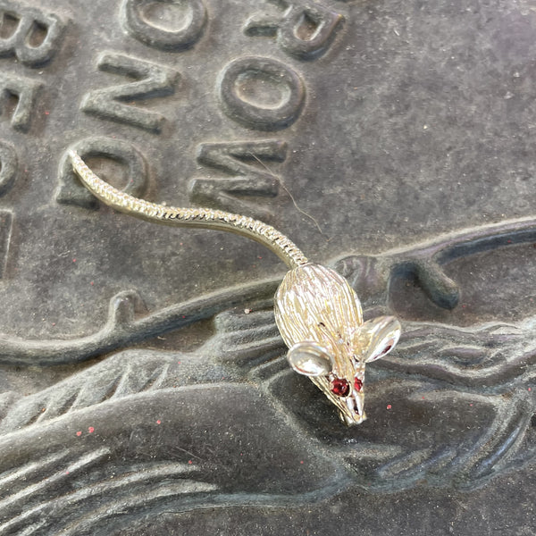Vintage Mouse Brooch/Pin