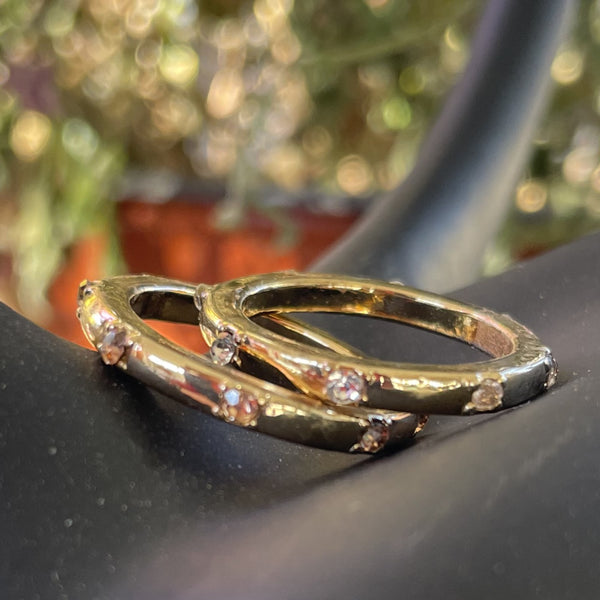 Vintage 1980's Stacking Rings - Set
