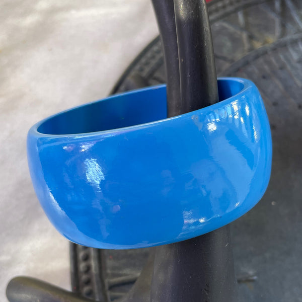 Vintage Blue Bangle Bracelet