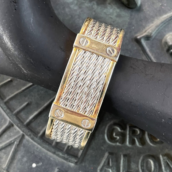 Designer Inspired Buckle Hinged Bangle