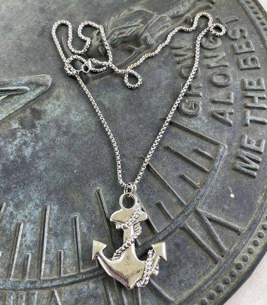 Large Anchor Necklace