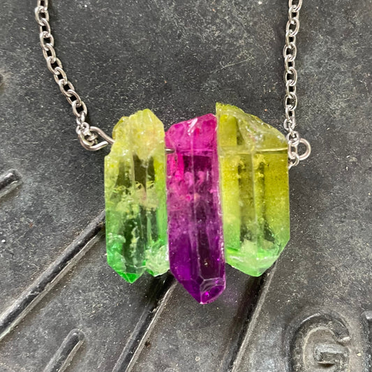 Aura Quartz Necklace