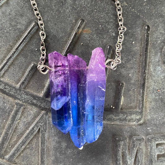 Aura Quartz Necklace