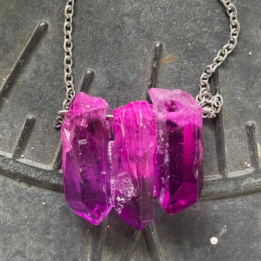 Aura Quartz Necklace