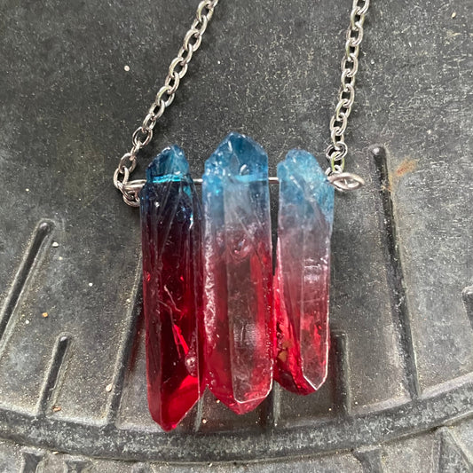 Aura Quartz Necklace