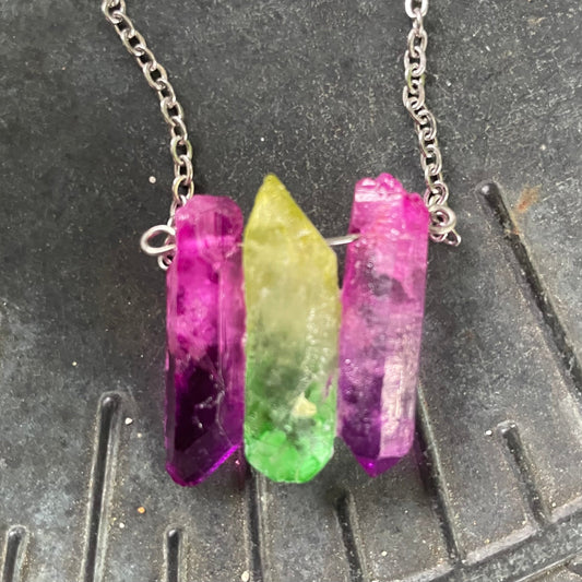 Aura Quartz Necklace
