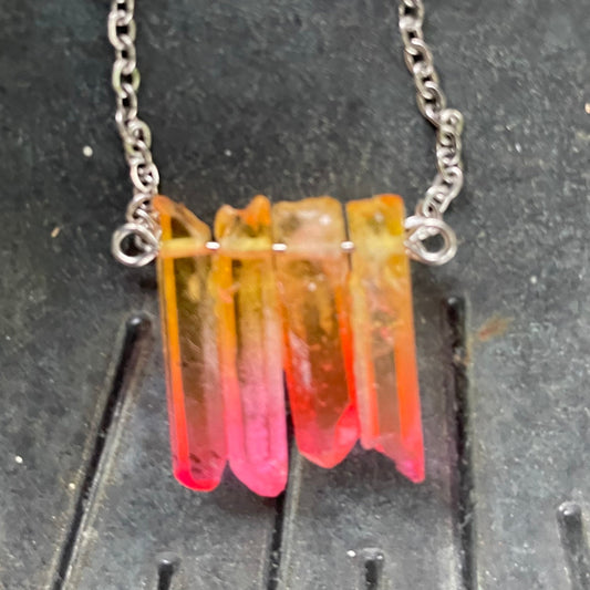 Aura Quartz Necklace