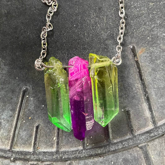 Aura Quartz Necklace