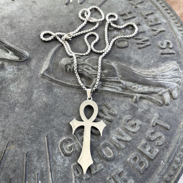 Stainless Steel Ankh Necklace