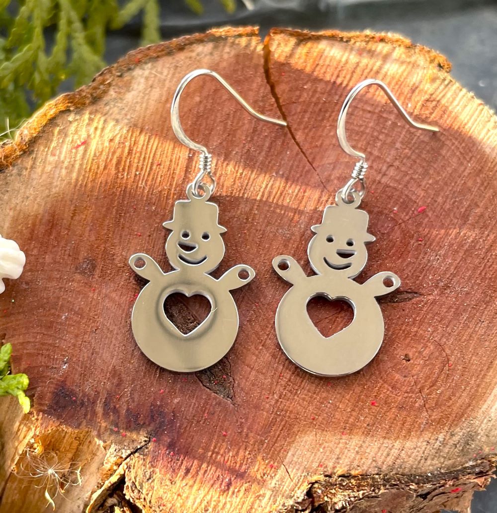 Snowman Love Earrings - Limited Stock