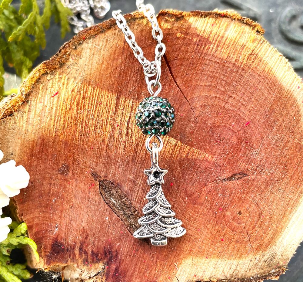Frosted Evergreen Necklace - Limited Stock