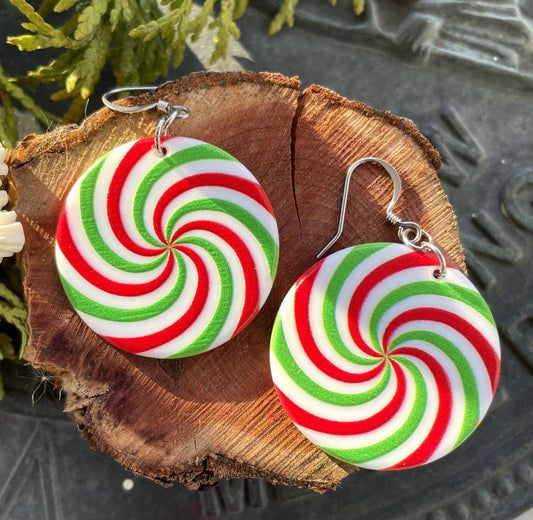 Peppermint Twist Earrings - Limited Stock