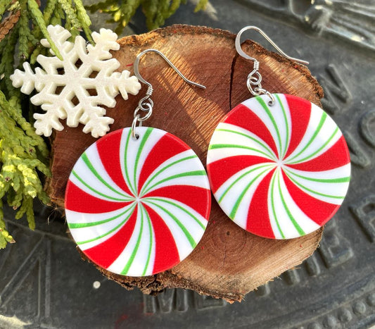 Peppermint Twist Earrings - Limited Stock